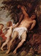 Saint Sebastien secouru par les anges Anthony Van Dyck